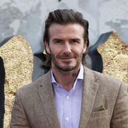 Beckham en la premiere de 'Rey Arturo: La leyenda de Excalibur'