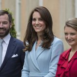 Kate Middleton con Guillermo y Stephanie de Luxemburgo