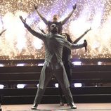 AJ McLean de los Backstreet Boys actuando en el Festival Wango Tango 2017