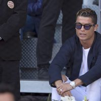 Cristiano Ronaldo en la semifinal del Open de Madrid 2017