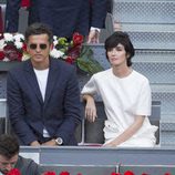 Paz Vega y su marido Orson Salazar en la semifinal del Open de Madrid 2017