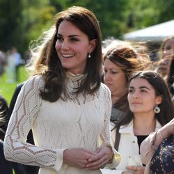 Kate Middleton en una fiesta para los niños refugiados