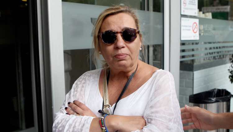 Carmen Borrego muy preocupada por la salud de su madre María Teresa Campos