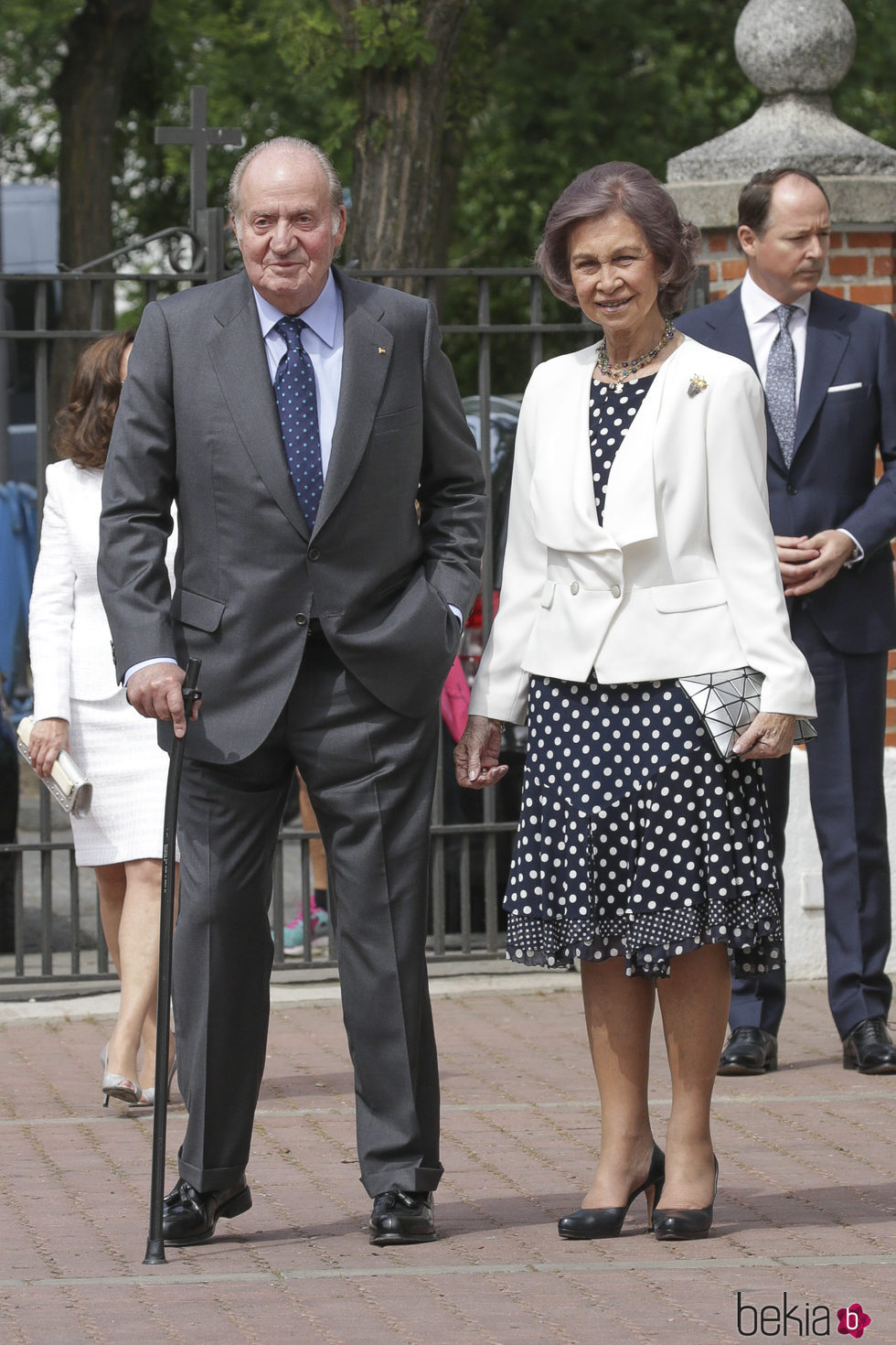 Los Reyes Juan Carlos y Sofía en la Comunión de la Infanta Sofía