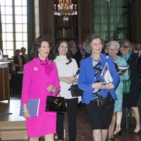 Silvia de Suecia, la Reina Sofía y Sofia Hellqvist en el X Foro de la Demencia