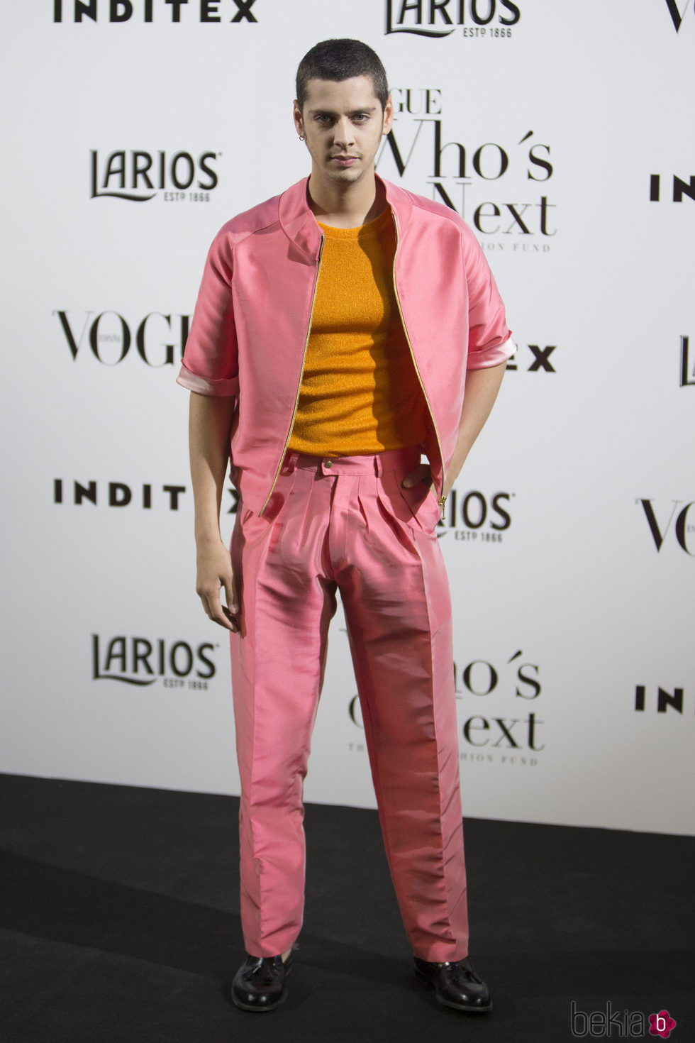 Eduardo Casanova en la fiesta Vogue Who's on next 2017