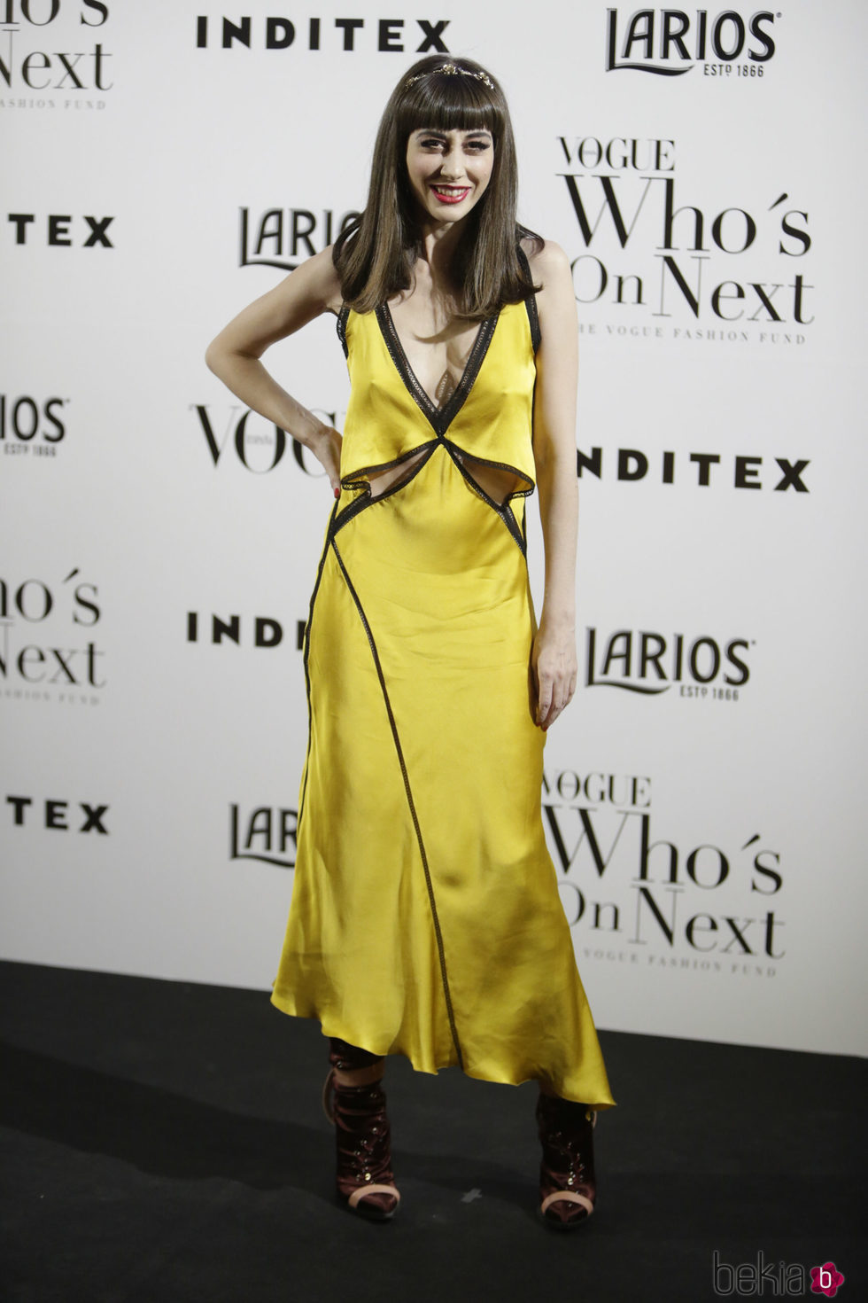 Natalia Ferviú en la fiesta Vogue Who's on next 2017