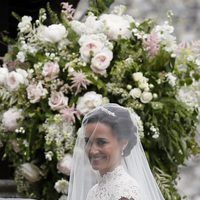 Pippa Middleton llegando a la iglesia St Mark para celebrar su boda