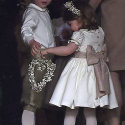El Príncipe Jorge y la Princesa Carlota, vestidos para la boda de su tía Pippa Middleton