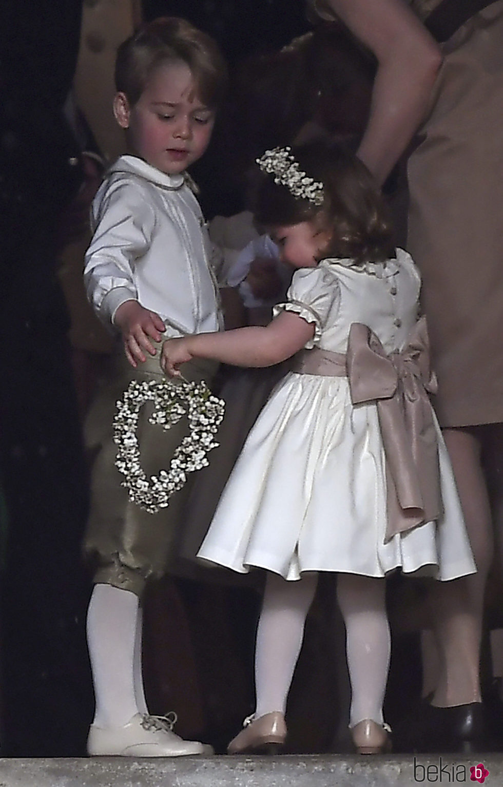 El Príncipe Jorge y la Princesa Carlota, vestidos para la boda de su tía Pippa Middleton