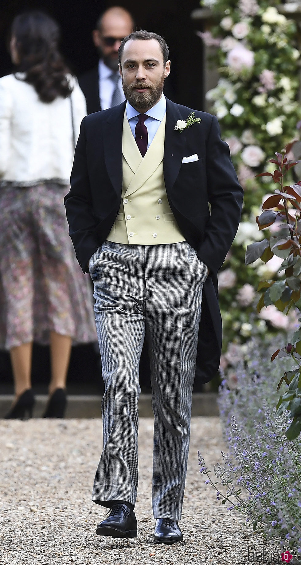James Middleton en la boda de su hermana Pippa Middleton