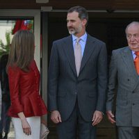 Los Reyes Felipe y Letizia y el Rey Juan Carlos en el 40 aniversario de la Fundación Reina Sofía