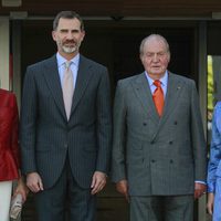 El Rey Felipe y el Rey Juan Carlos en el 40 aniversario de la Fundación Reina Sofía