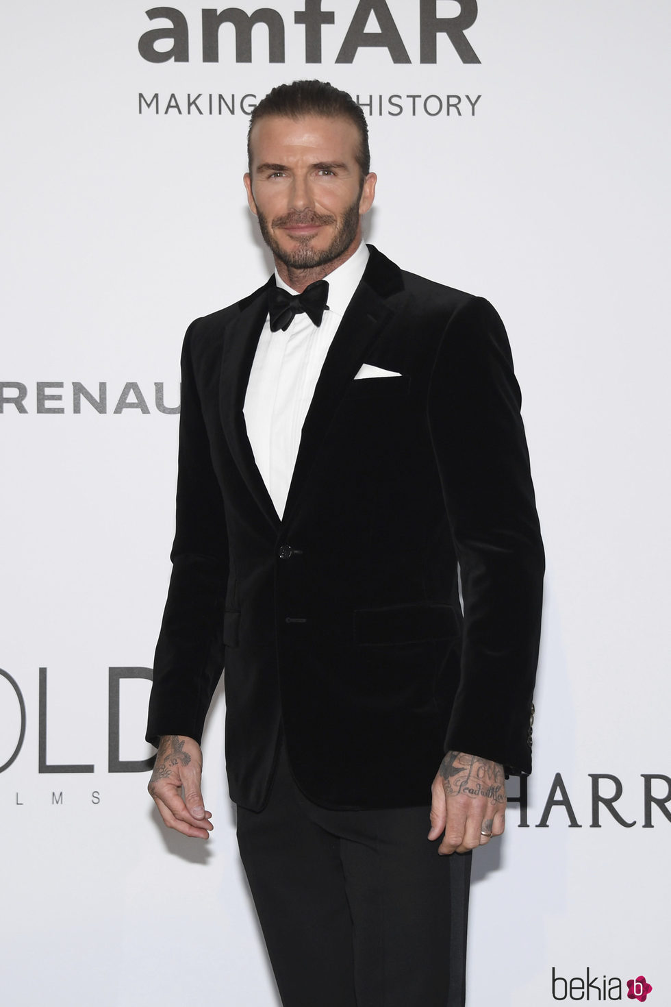 David Beckham en la Gala amfAR del Festival de Cannes 2017