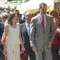 Los Reyes Felipe y Letizia en la inauguración de la Feria del Libro de Madrid 2017