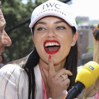 Adriana Lima y Carmen Jordá derrochando complicidad en el GP de Mónaco 2017