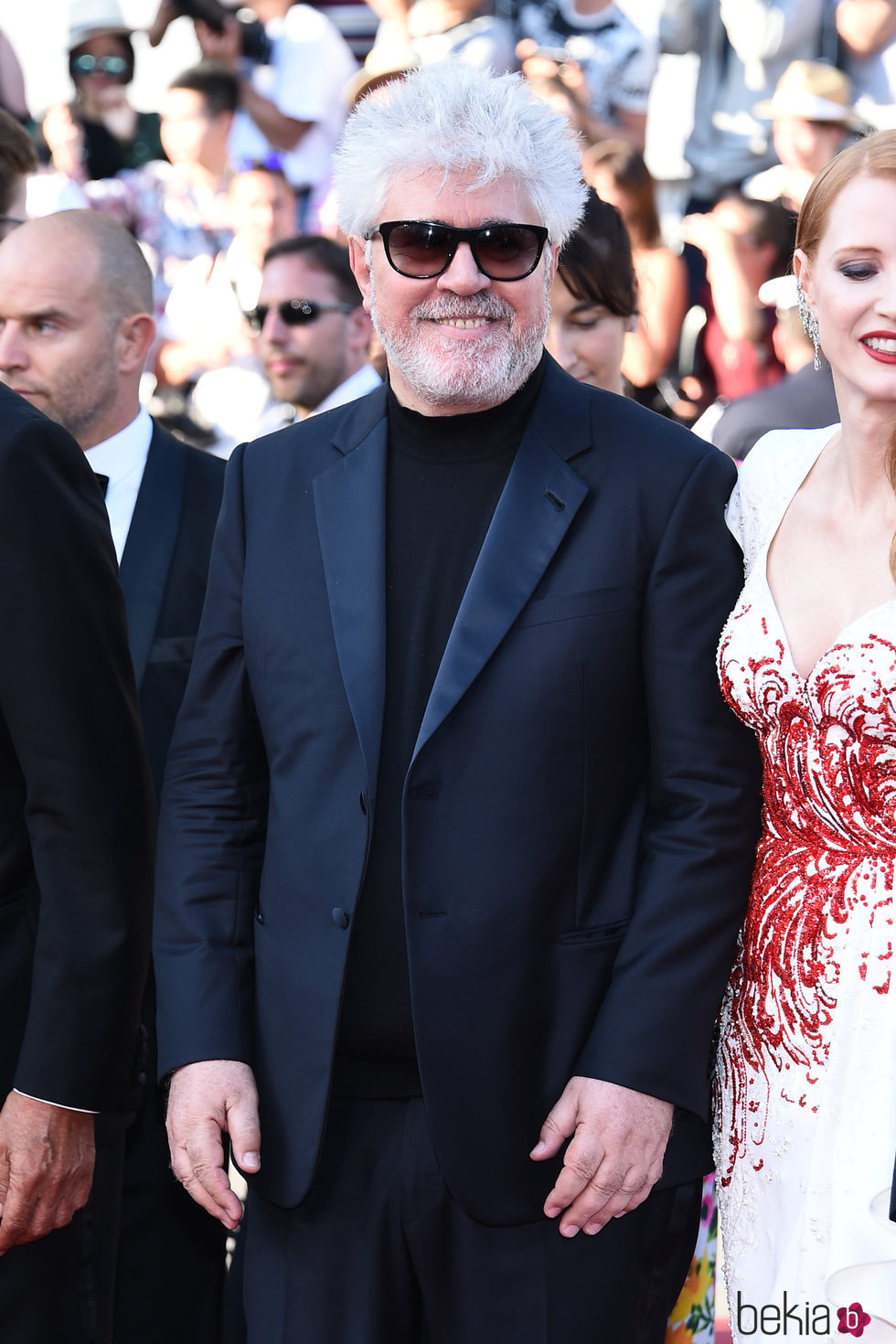 Pedro Almodóvar en la gala de clausura de Cannes 2017