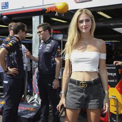 Chiara Ferragni en el GP de Mónaco 2017