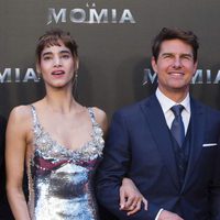 Sofia Boutella, Tom Cruise y Annabelle Wallis en la presentación de 'La Momia' en Madrid