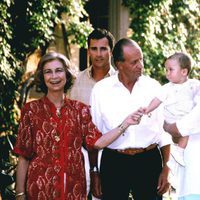 Los Reyes Juan Carlos y Sofía, el Rey Felipe, la Infanta Elena, Jaime de Marichalar y Froilán en Mallorca