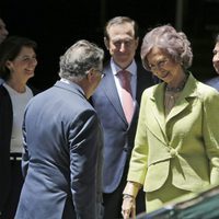 La Reina Sofía tras la entrega de los Premios Fundación Mapfre