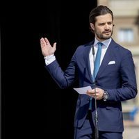 Carlos Felipe de Suecia en la apertura del Palacio Real por el Día Nacional de Suecia 2017