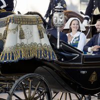 Carlos Felipe de Suecia y Sofia Hellqvist en el Día Nacional de Suecia 2017