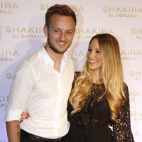 Ivan Rakitic y Raquel Mauri en la presentación del nuevo disco de Shakira, 'El Dorado'