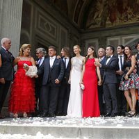 Muchos de los invitados a la boda de Víctor Valdés y Yolanda Cardona