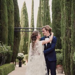 Antoine Griezmann y Erika Chperena recién casados