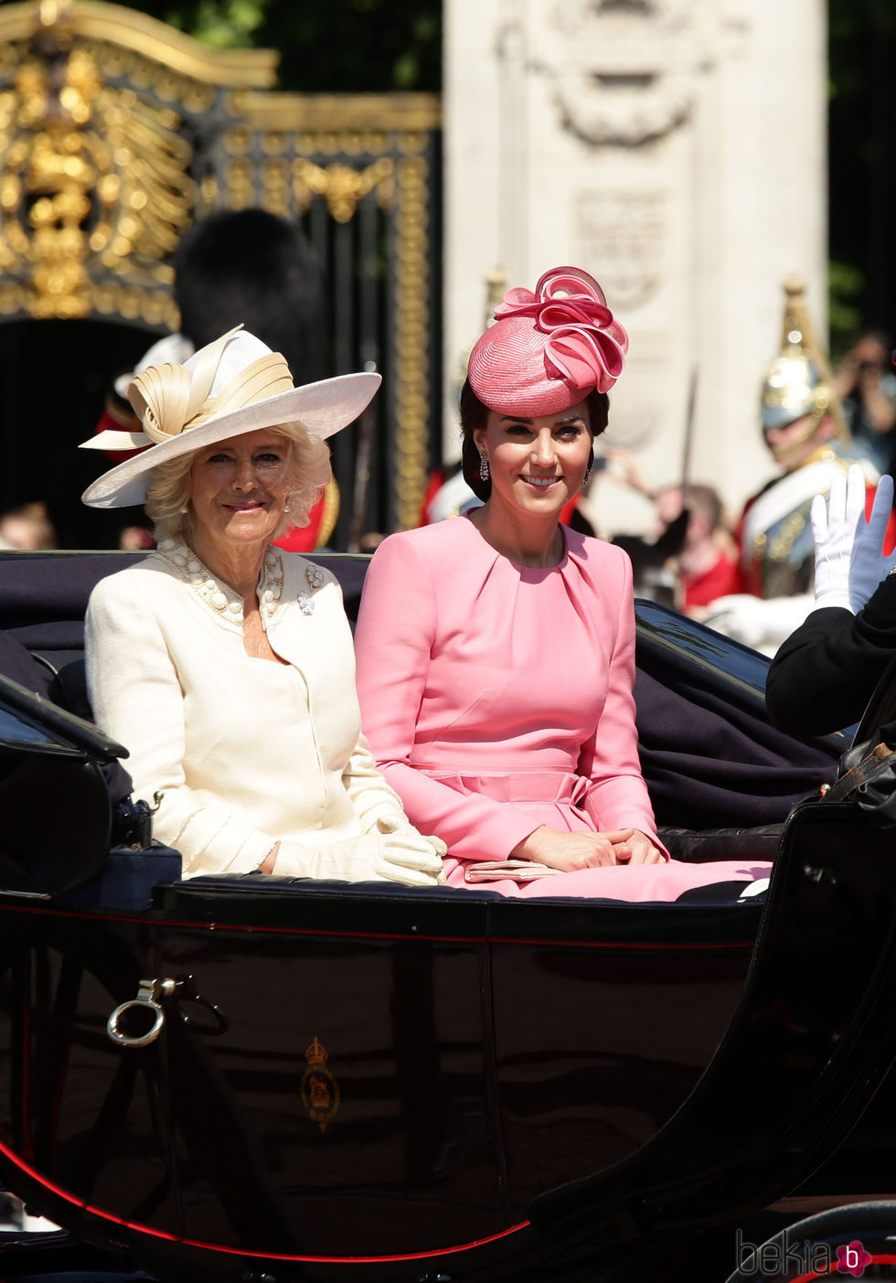 Kate Middleton y Camila Paker en la tradicional Trooping the Colour