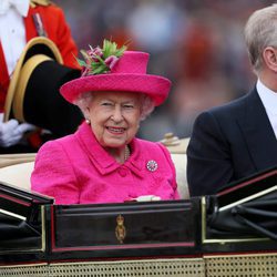 La Reina Isabel y el Duque de York en Ascot 2017