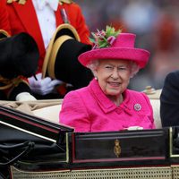 La Reina Isabel y el Duque de York en Ascot 2017