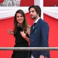 Carlota Casiraghi y Dimitri Rassam en el concurso de saltos de Mónaco 2017