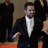Cesc Fàbregas y Daniella Seeman en la boda de Leo Messi y Antonella Roccuzzo