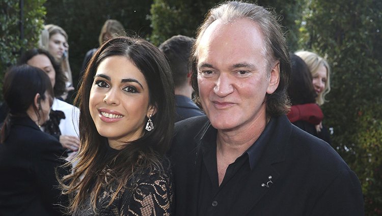 Quentin Tarantino junto a su prometida Daniella Pick