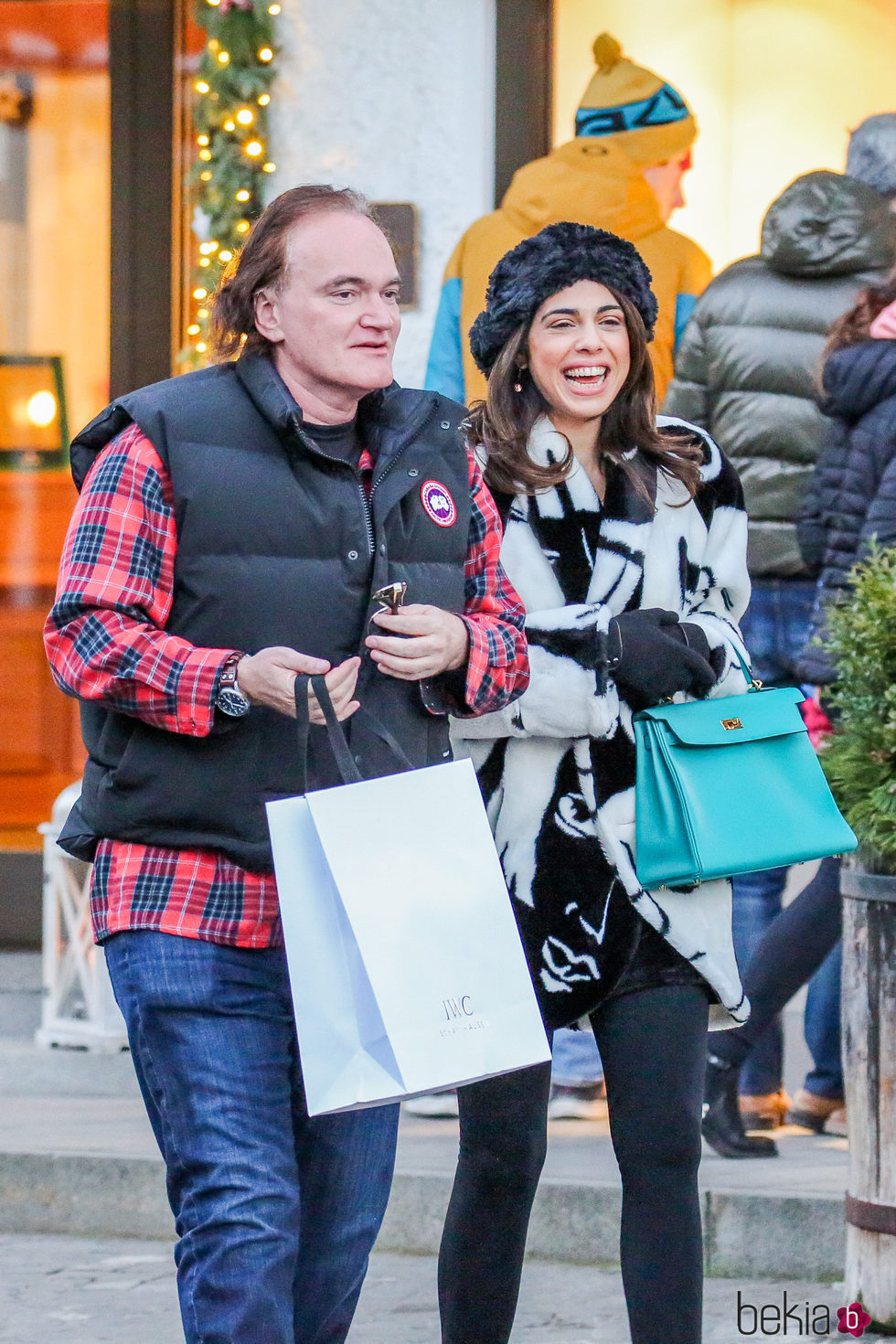 Quentin Tarantino de compras con su novia Daniella Pick