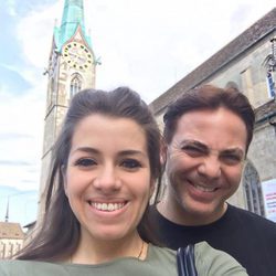 Cristian Castro y Carolina Victoria Urban en Zurich