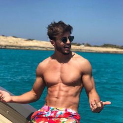 Marco Ferri durante sus vacaciones de verano en Formentera