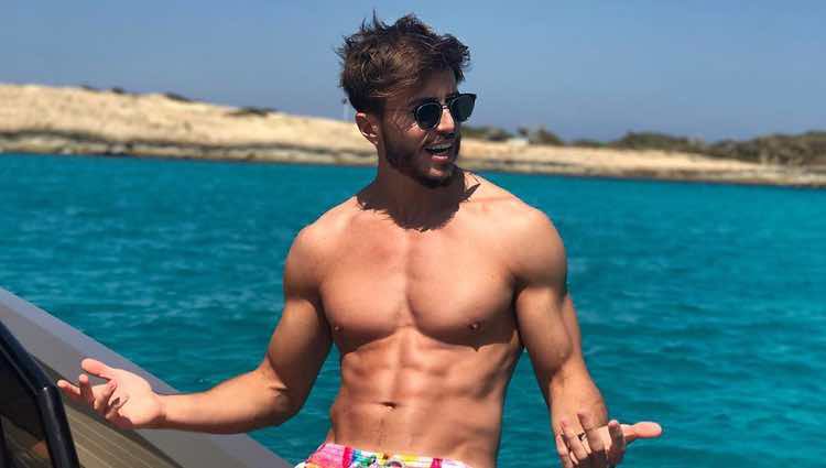 Marco Ferri durante sus vacaciones de verano en Formentera