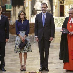 El Príncipe Harry y los Reyes Felipe y Letizia rinden homenaje a los Caídos en la Abadía de Westminster