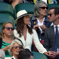 Pippa Middleton y James Matthews en la semifinal de Wimbledon
