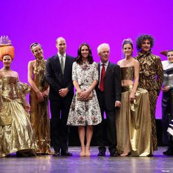 Los Duques de Cambridge en el Gdansk Shakespeare Theatre