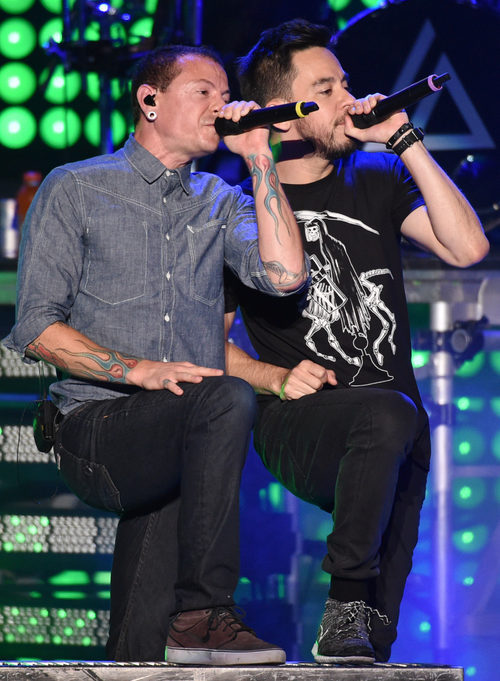 Chester Bennington y Dave Farrell de 'Linkin Park'