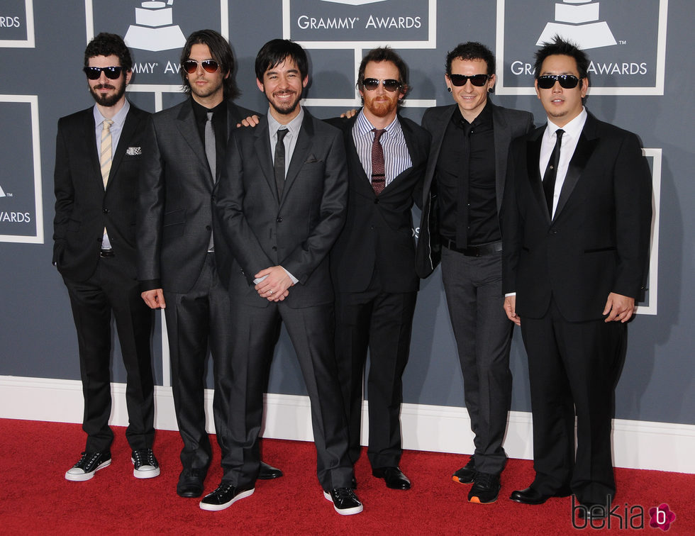 Linkin Park en la entrega de los premios Grammy