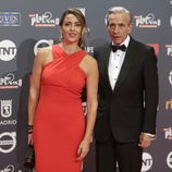 Imanol Arias e Irene Meritxell en los Premios Platino 2017