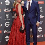 Marta Hazas y Javier Veiga en los Premios Platino 2017