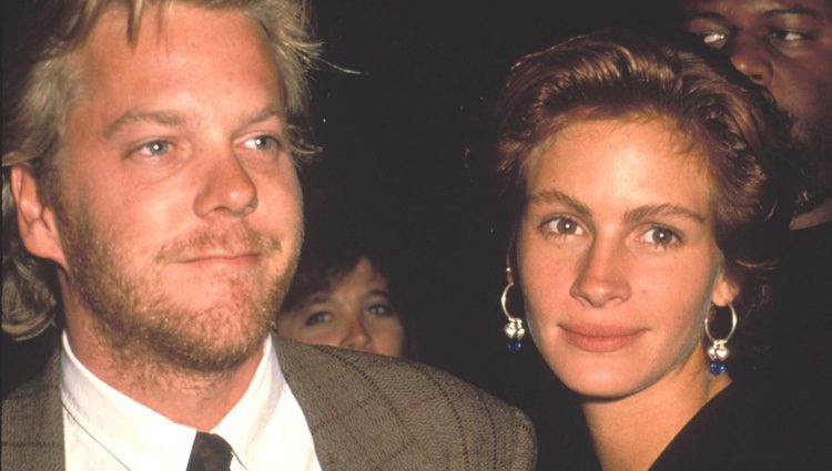 Julia Roberts y Kiefer Sutherland en los años 90