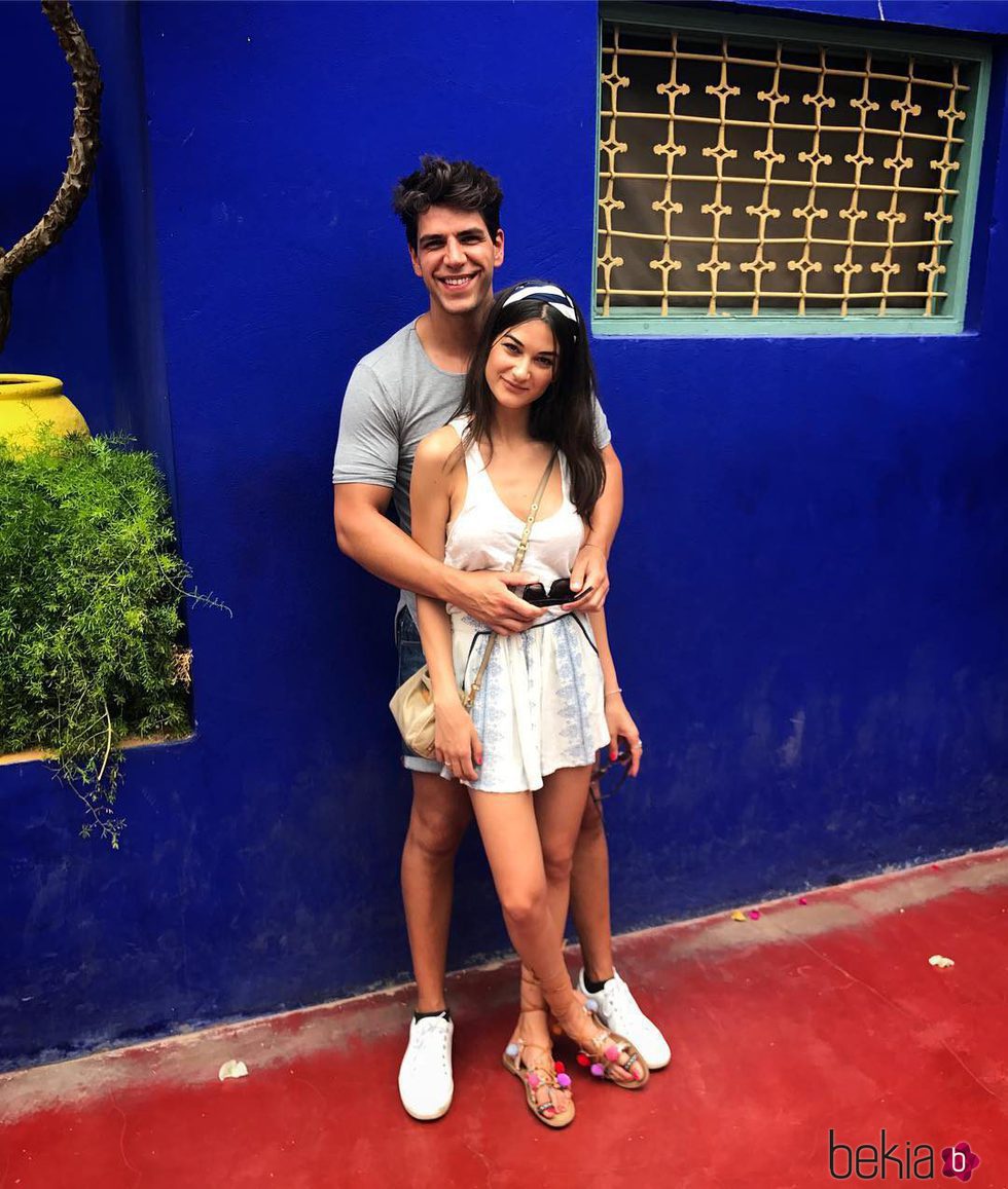 Diego Matamoros y su novia Estela Grande