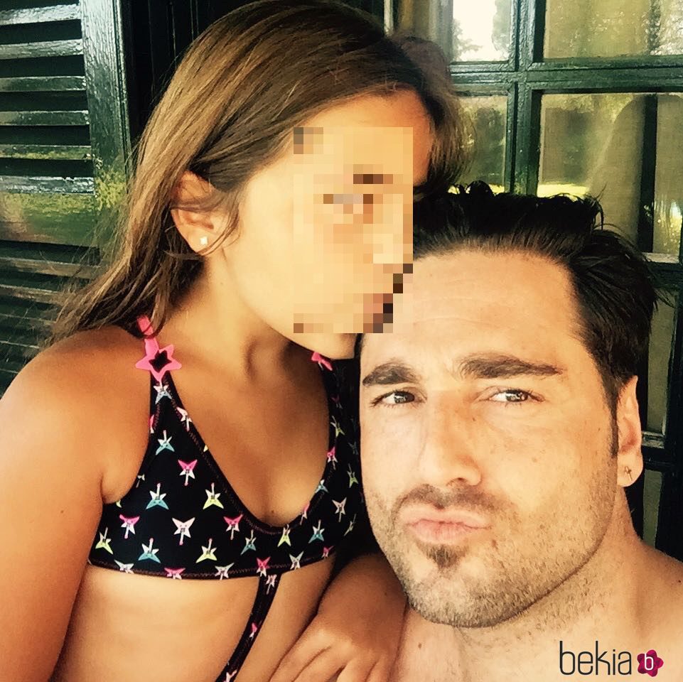 David Bustamante disfrutando de las vacaciones con su hija Daniella